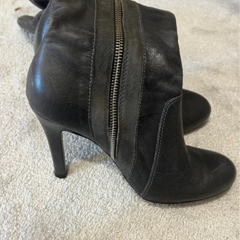 Boots Elegant Black Heeled Ankle Boots